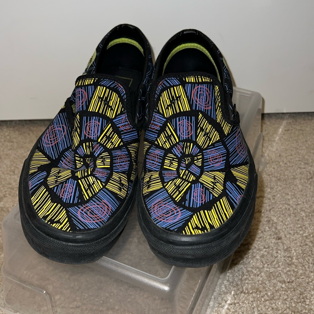 Vans X Disney Nightmare Before Christmas Oogie Boogie Shoes Men’s 7 Women’s 8.5